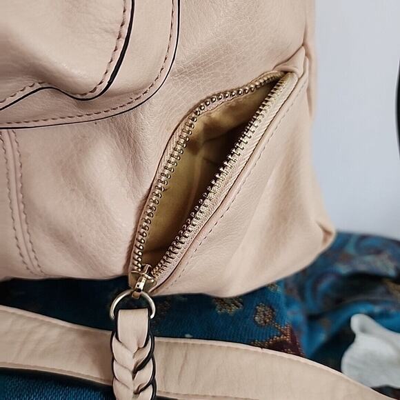 MG Collection Shoulder Bag Congac Lots Of Space - Picture 4 of 12